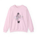 Colorful Latte Crewneck Sweatshirt Girl Illustration