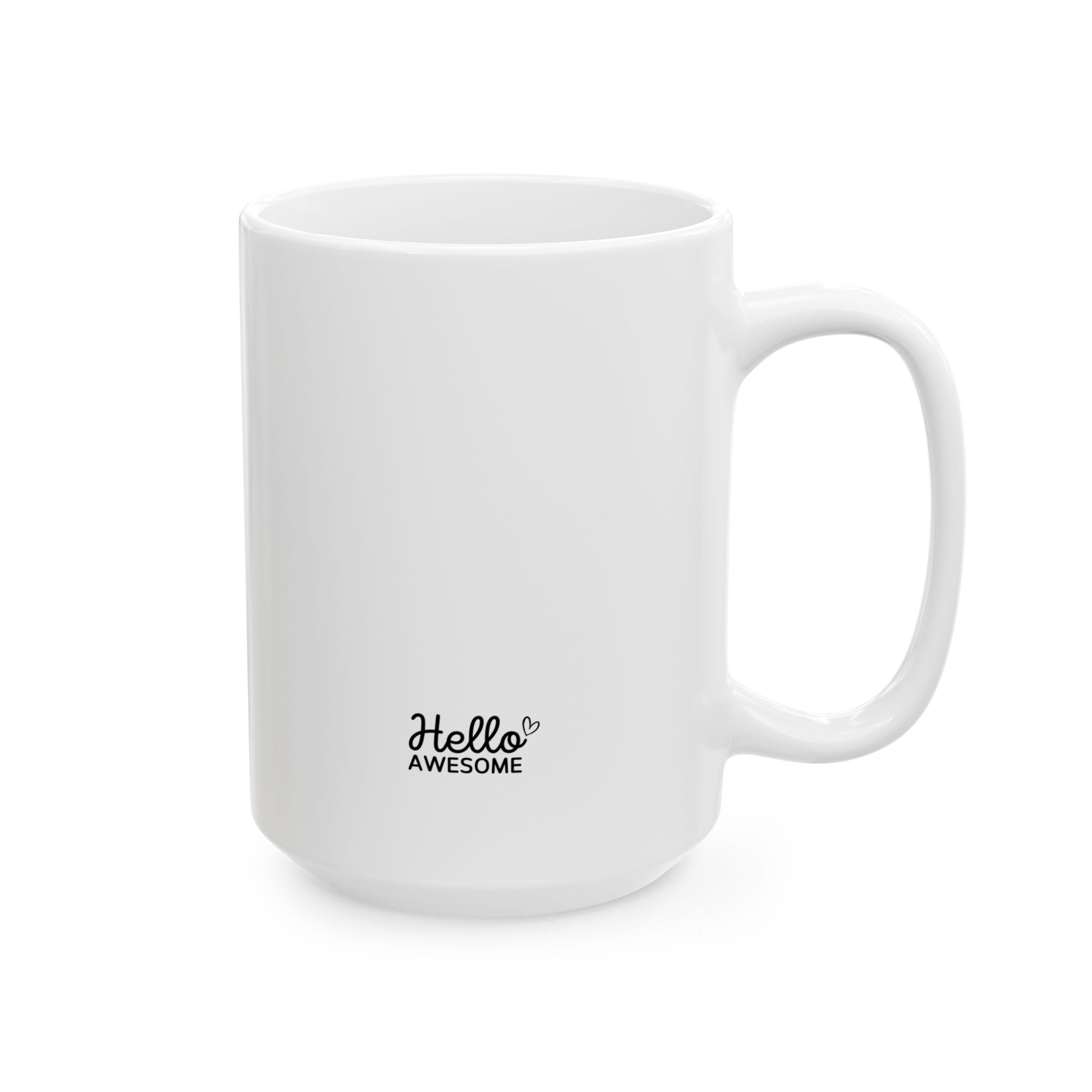 Hello Awesome Honeycomb Bee Coffee Cup (11oz, 15oz)